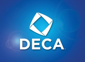 Bellevue DECA presents information about the DECA organization